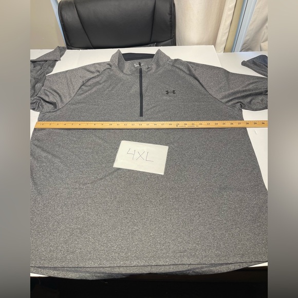 Under Armour Men's UA Tech Half-Zip Pullover Sweatshirt Gray Big & Tall - Picture 8 of 9